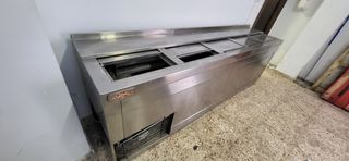 Botellero 5 puertas acero inoxidable