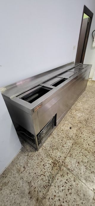 Botellero 5 puertas acero inoxidable