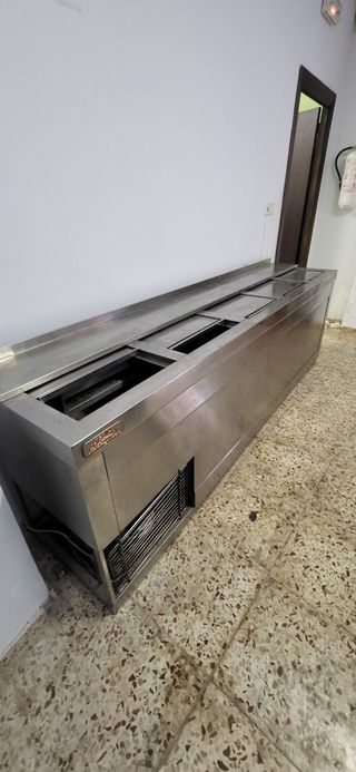 Botellero 5 puertas acero inoxidable