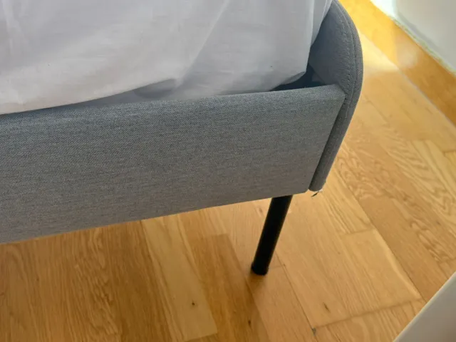 Cama Matrimonio Gris 150x200