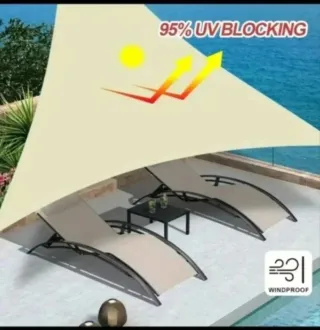 Toldo Vela Triangular 3X3X3 Impermeable