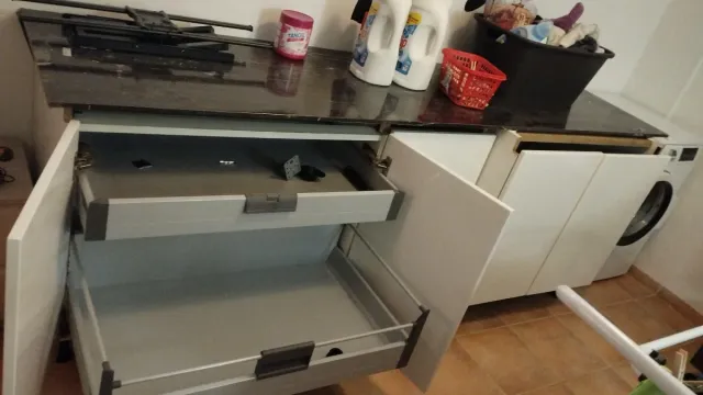 Módulos cocina blancos alta calidad