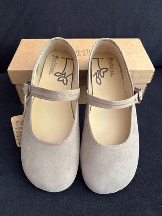 Merceditas Batilas XL07 Talla 39 Beige. Barefoot