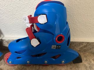 Patines Oxelo Azules con Casco y Protecciones