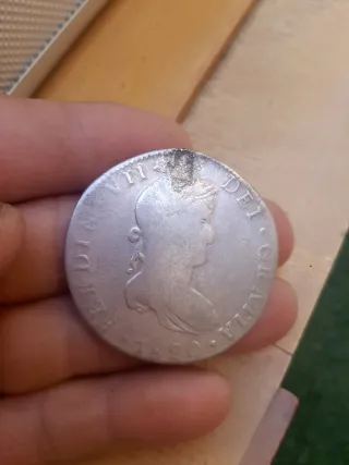 4 Monedas de 8 Reales utilizadas como joyas