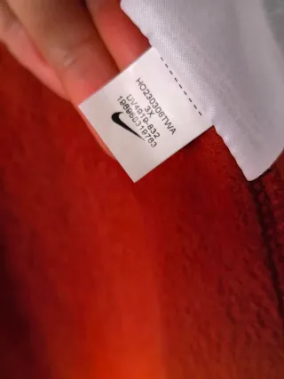 Pantalones chándal Nike mujer naranja