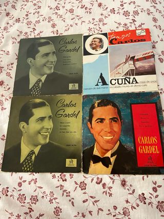4 Vinilos Carlos Gardel Tango