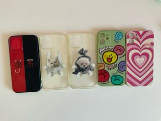 Pack 5 fundas iPhone 12 mini