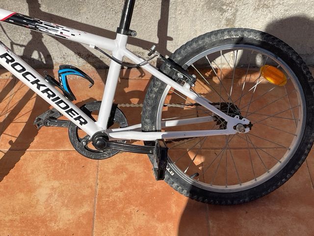 Bicicleta de Montaña Rockrider Blanca
