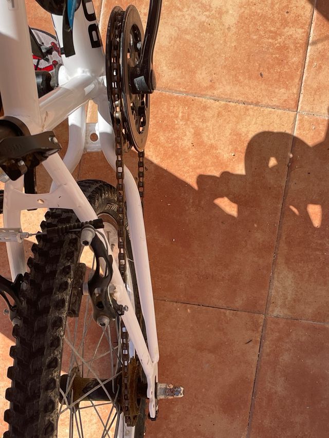 Bicicleta de Montaña Rockrider Blanca