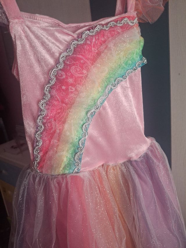 Disfraz Princesa Arcoíris Talla 5