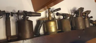 Soplete antiguo de latón