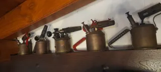 Soplete antiguo de latón