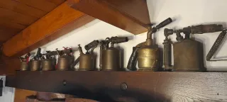 Soplete antiguo de latón