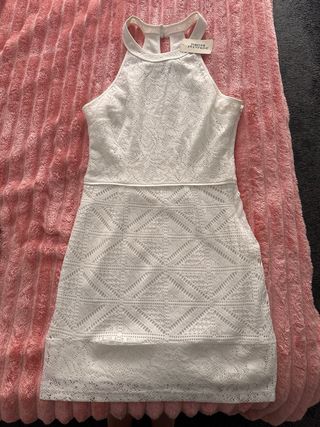 Vestido blanco Forever 21