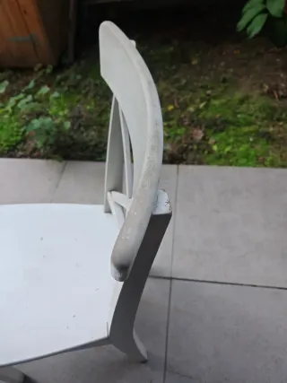 Silla Ingolf Ikea Blanca Madera