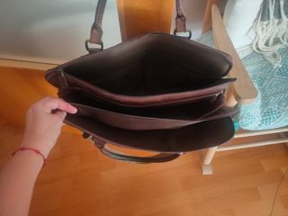 Cartera cuero vintage 
