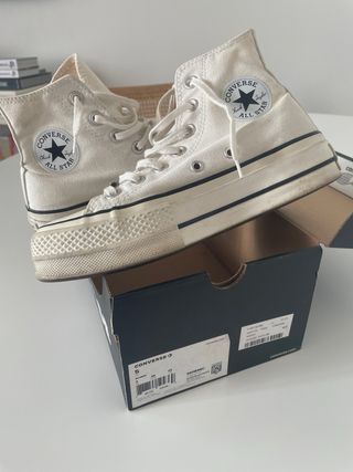 Converse Chuck Taylor Altas Blanco Talla 35