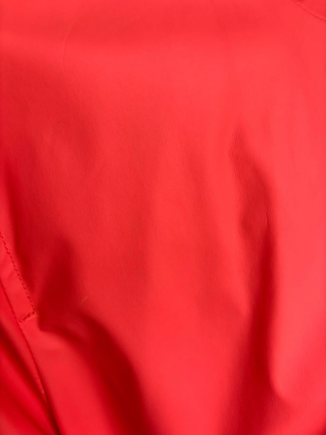 Impermeable Mujer Zara Rojo Talla S