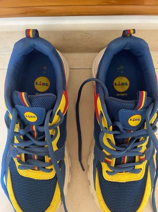 Deportivas Lidl Talla 39 Azul/Amarillo