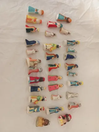 Figuras Reyes Magos Porcelana