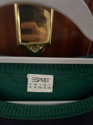 Jersey Esprit Bicolor Negro y Verde