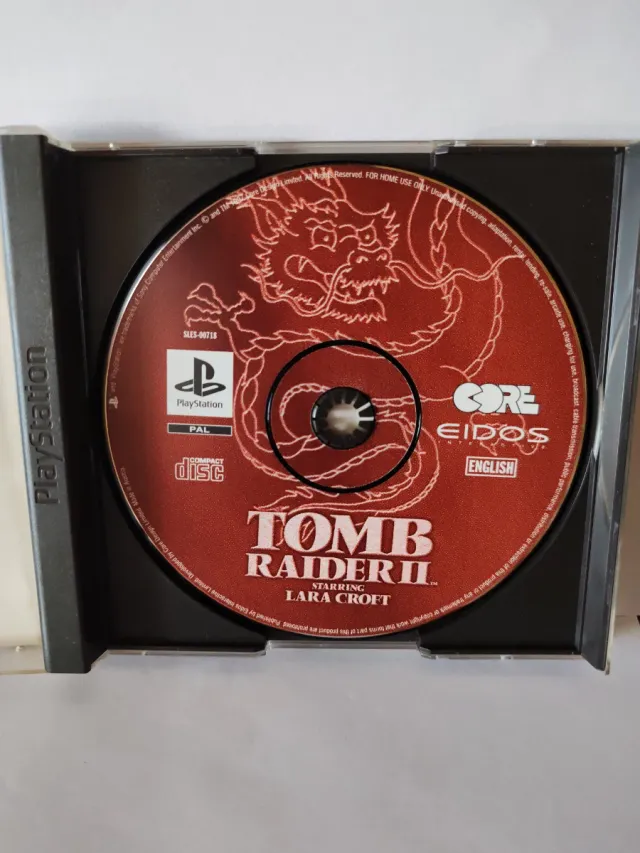 PlayStation Tomb Raider II PAL Videojuego