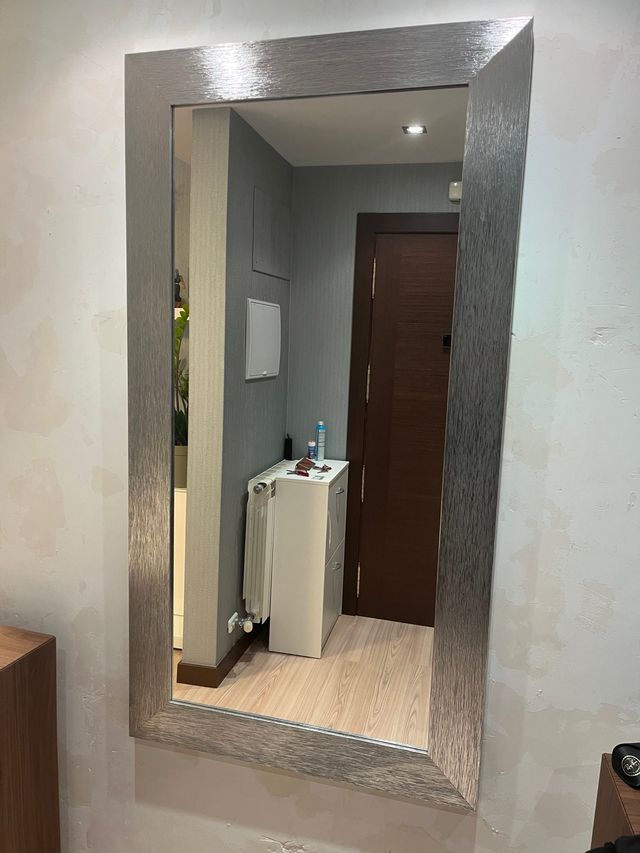 Espejo Rectangular Marco Metálico