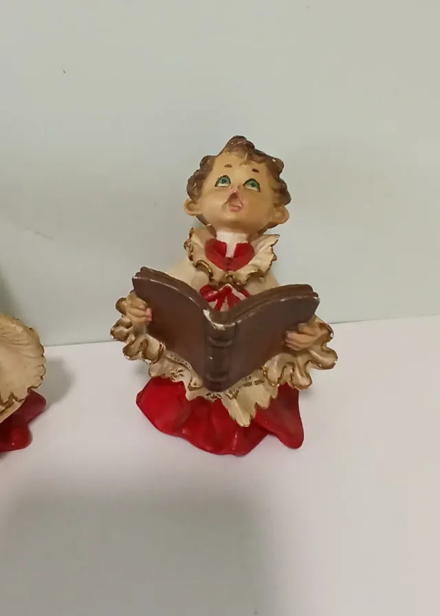 Figuras Monaguillos Fontanini Italia antiguos.