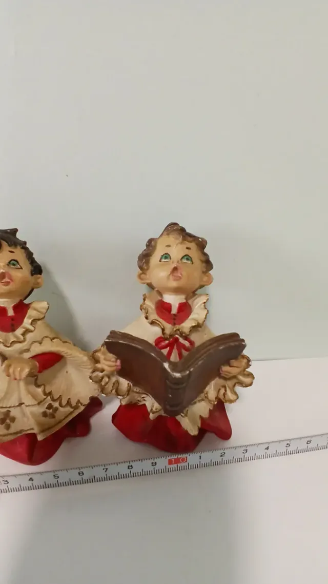 Figuras Monaguillos Fontanini Italia antiguos.