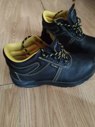 Botas de Seguridad FORLI Negras y Amarillas