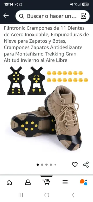 Ramponi Flintronic in acciaio inossidabile a 11 denti