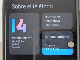 Telefono cellulare Xiaomi Poco X3 NFC con caricabatterie