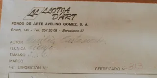 Dibujo firmado Emilia Castañeda Martínez