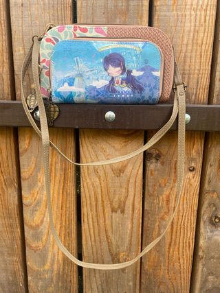 Bolso estampado niña y molino