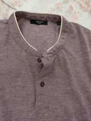 Polo Jack & Jones Morado Talla XL