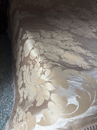 Copriletto antico crema/oro