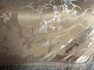 Copriletto antico crema/oro