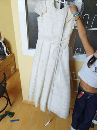 Vestido de Comunión Blanco roto