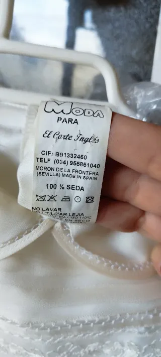 Vestido de Comunión Blanco roto