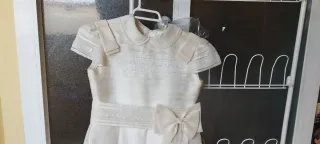 Vestido de Comunión Blanco roto