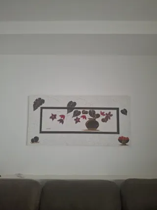Cuadro decorativo pintado a mano