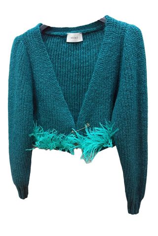 Jersey Vicolo T40 Teal con Plumas