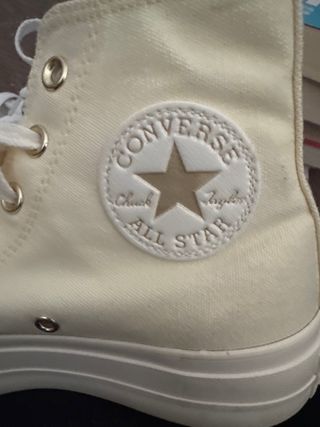 Converse All Star Plataforma Beige