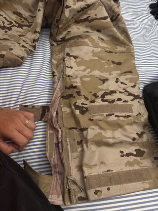 Pantalón impermeable árido beige/marrón