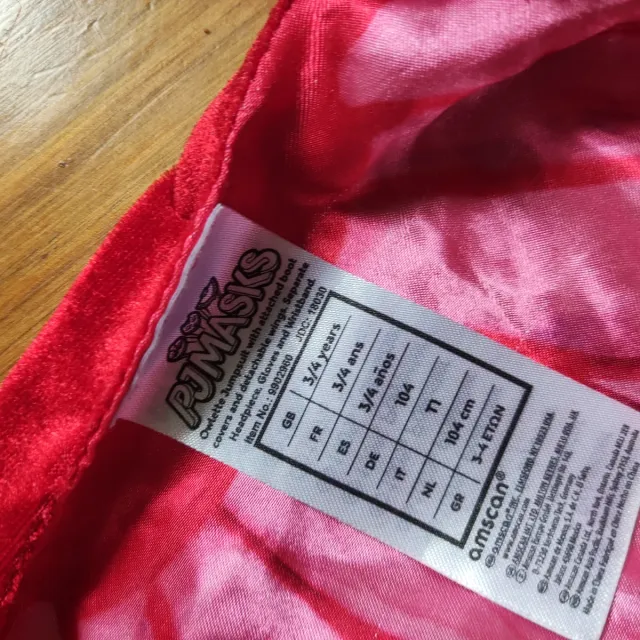 Disfraz PJ Masks Owlette 3-4 años