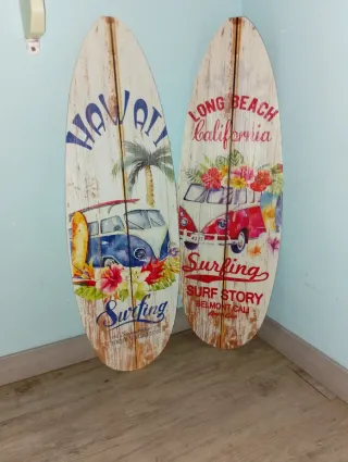 Tavole da surf decorative vintage