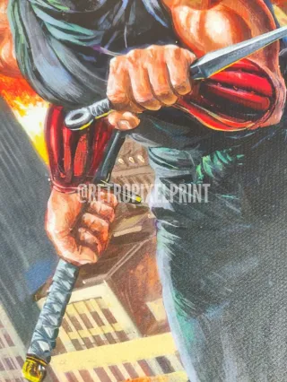 NINJA GAIDEN lona 50x70cm