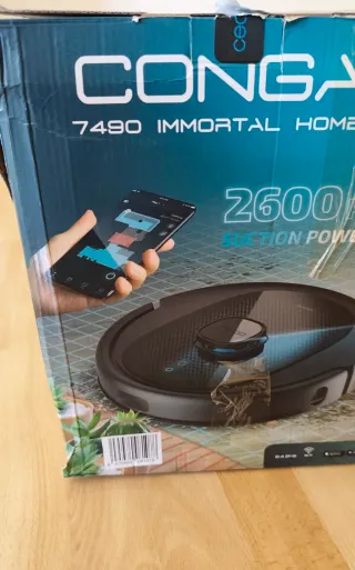 Conga 7490 Immortal Home 6 Pack Robot aspirador 