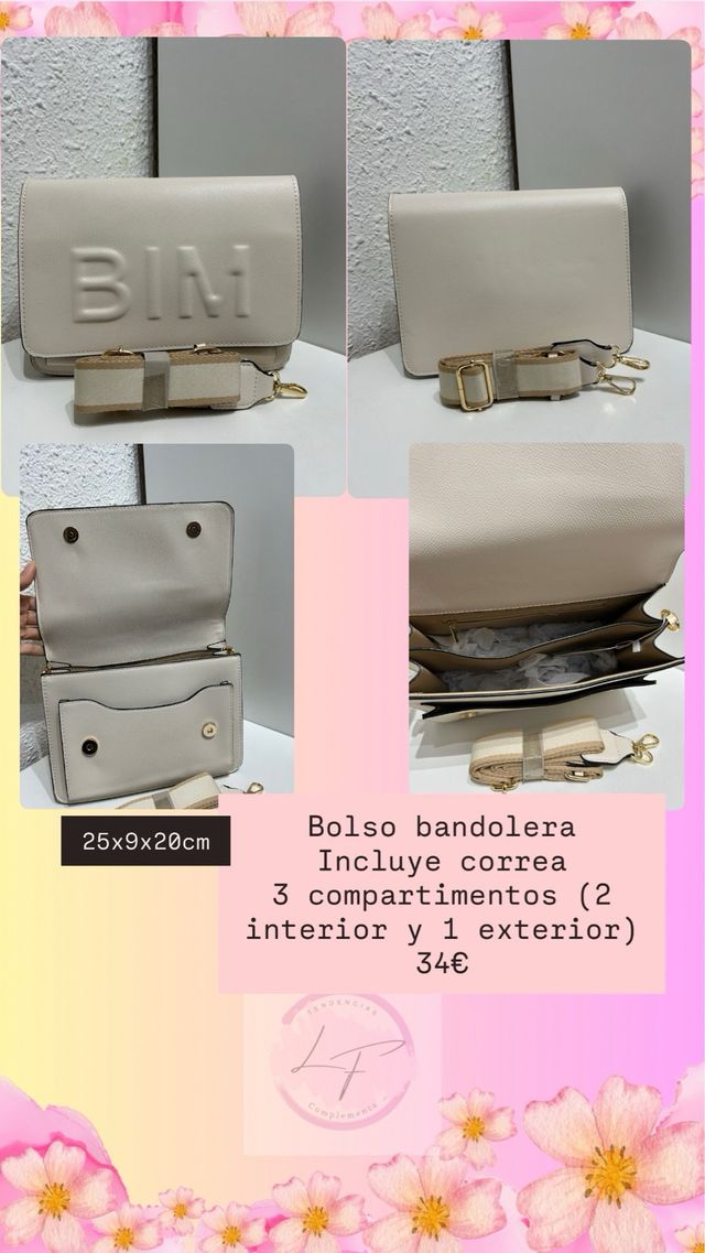 variedad en bolsos nuevos